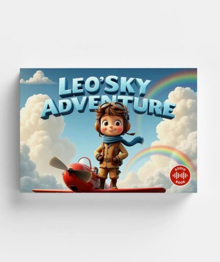 🎧 Leo's Sky Adventure – Air Travel Storybook for Kids (PDF + Flipbook with Voice Narration)