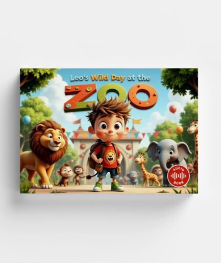 🎧 Leo's Wild Day at the Zoo – Zoo Animal Storybook for Kids (PDF + Flipbook with Voice Narration)