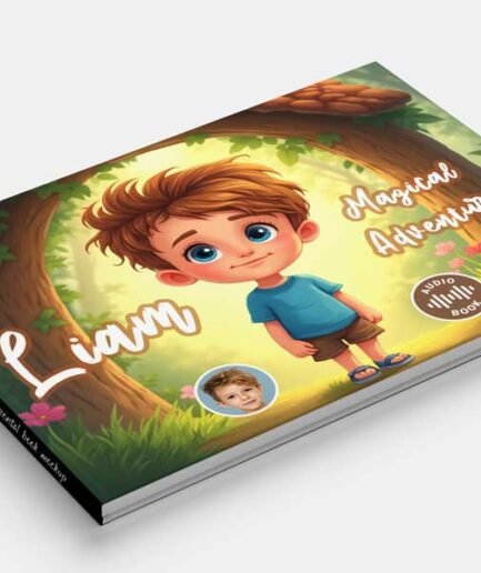 ❤️️ Personalized Storybook :  Liam The Explorer (PDF + Flipbook with voice narration)