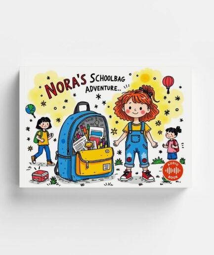 🎧 Nora's Schoolbag Adventure with Voice Narration (PDF + Flipbook)