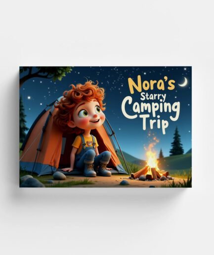🎧 Nora's Starry Camping Trip – PDF Storybook + Flipbook with Voice Narration