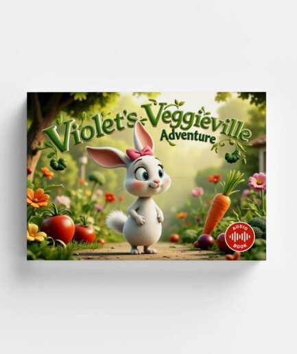🎧 Violet's Veggieville Adventure – A Fun & Educational Storybook (PDF + Flipbook with Voice Narration)