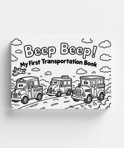 🚗✈️ Beep Beep! My First Transportation Book – A Colorful Ride for Little Explorers! 🚁🛳️