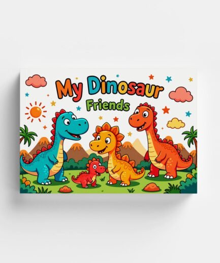 🦕 My Dinosaur Friends – Printable Coloring Book for Kids