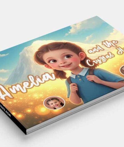 ❤️️ Personalized Storybook :   Amelia and The Crystal Heart (PDF + Flipbook with voice narration)
