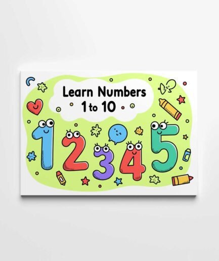 📖 Learn Numbers 1 to 10 – Printable Kids Activity Book PDF