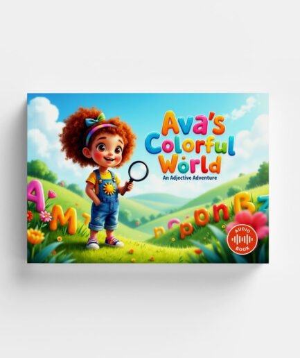 🎧 Ava's Colorful World An Adjective – Storybook PDF + Voice-Narrated Flipbook
