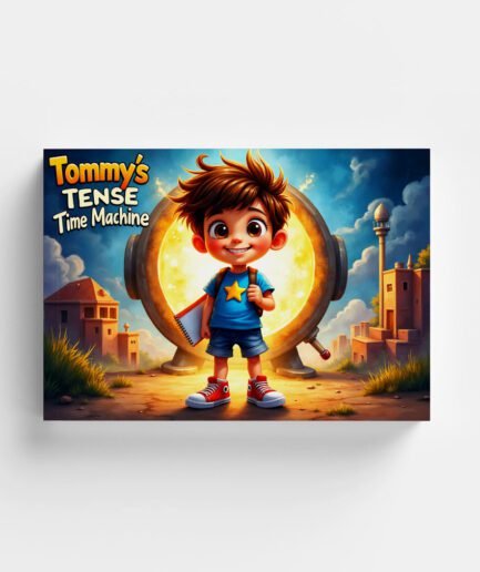 🎧 Tommy’s Tense Time Machine – Storybook PDF + Voice-Narrated Flipbook