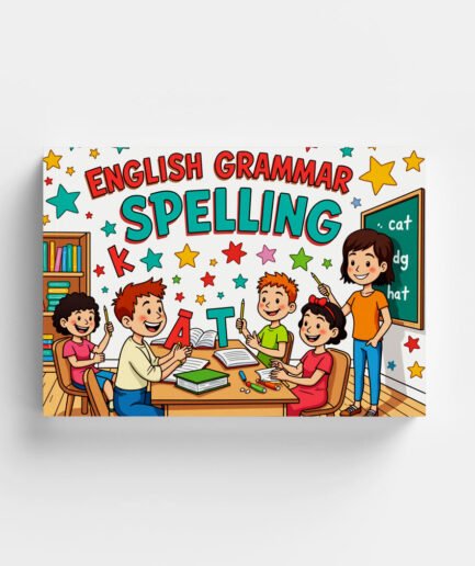 📖 English Grammar - Spelling -  Kids Activity Book | Printable Learning Worksheets