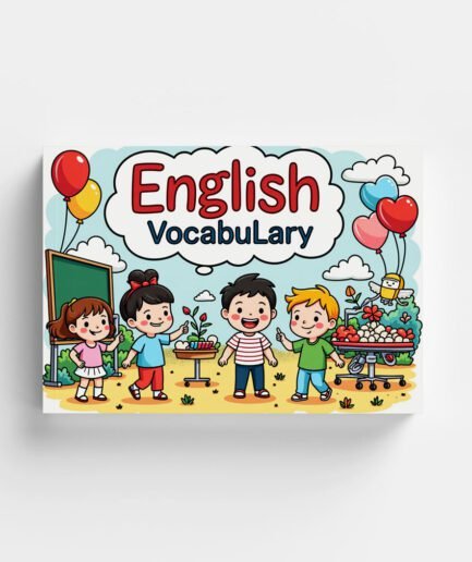 📖 English Vocabulary-  Kids Activity Book | Printable Learning Worksheets