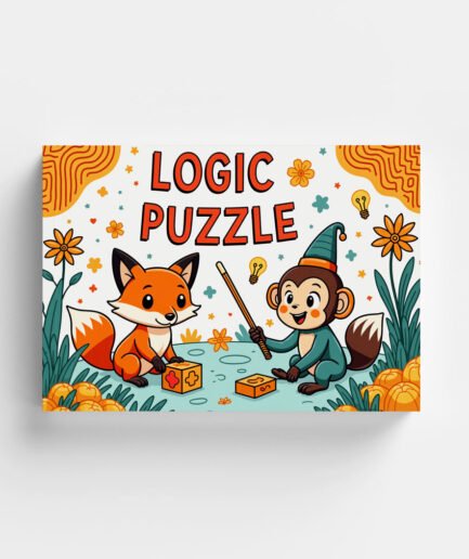 📖 Logic & Puzzle - Kids Activity Book | Printable Learning Worksheets
