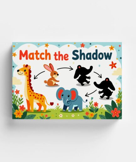 📖 Match the Shadow - Kids Activity Book | Printable Learning Worksheets