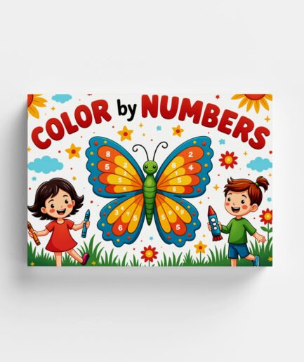 📖 Color By Numbers - Kids Activity Book | Printable Learning Worksheets
