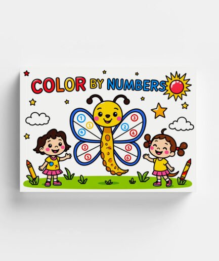 📖 Color By Numbers - Kids Activity Book | Printable Learning Worksheets
