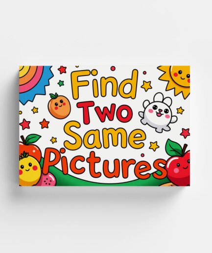 📖 Find Two Same Pictures - Kids Activity Book | Printable Learning Worksheets