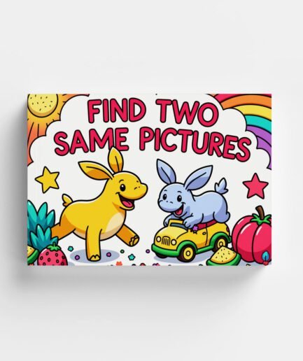 📖 Find Two Same Pictures - Kids Activity Book | Printable Learning Worksheets
