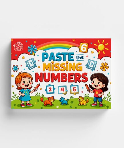 📖 Paste The Missing Numbers - Kids Activity Book | Printable Learning Worksheets